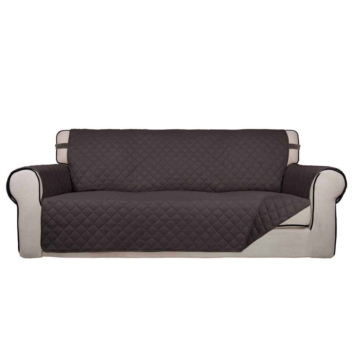 PureFit Reversible Quilted Couch Covers for Dogs Sofa Cover 4 Seater 88"