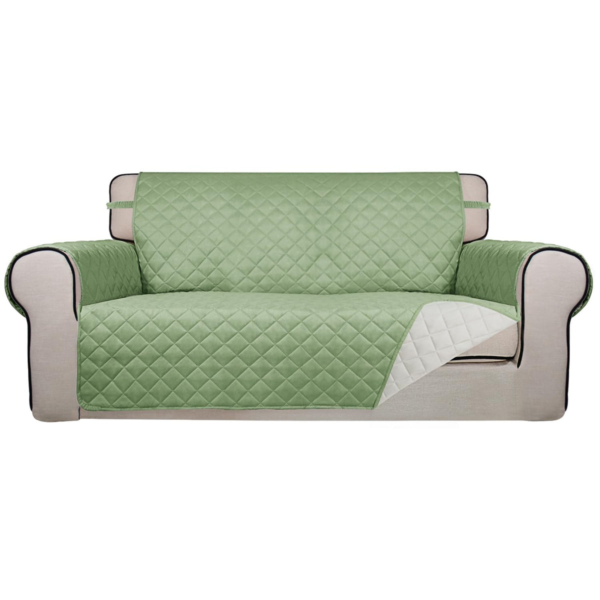 PureFit Reversible Quilted Couch Covers for Dogs Sofa Cover 4 Seater 88"