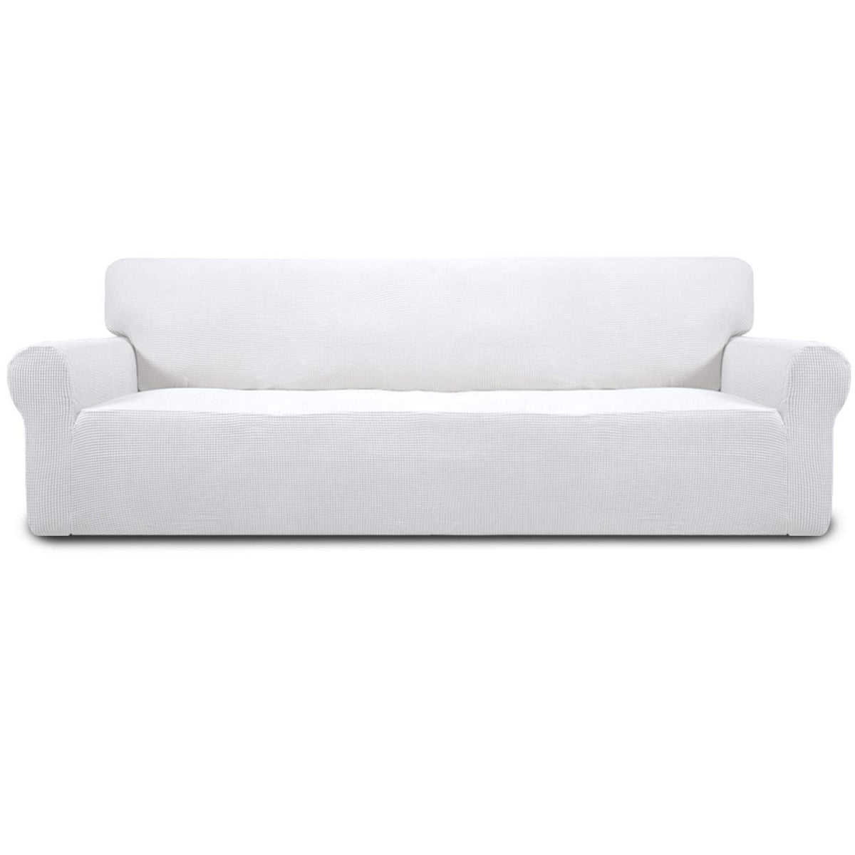 Easy-Going Stretch Couch Covers for Sofa Washable Large Dark Gray