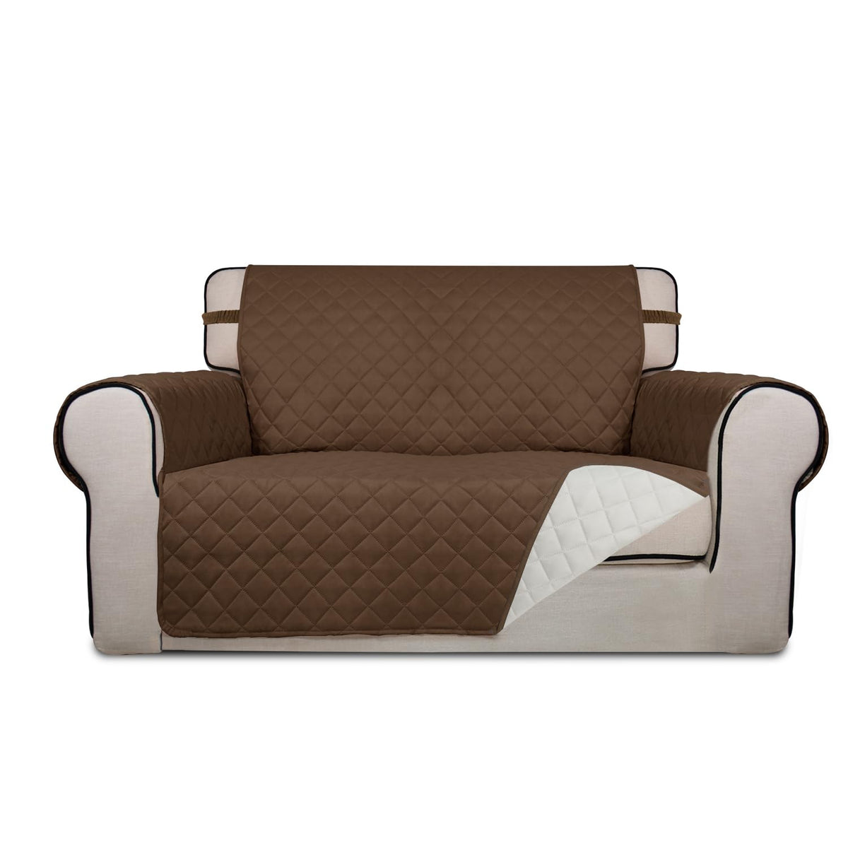 PureFit Reversible Quilted Couch Covers for Dogs Sofa Cover 4 Seater 88"