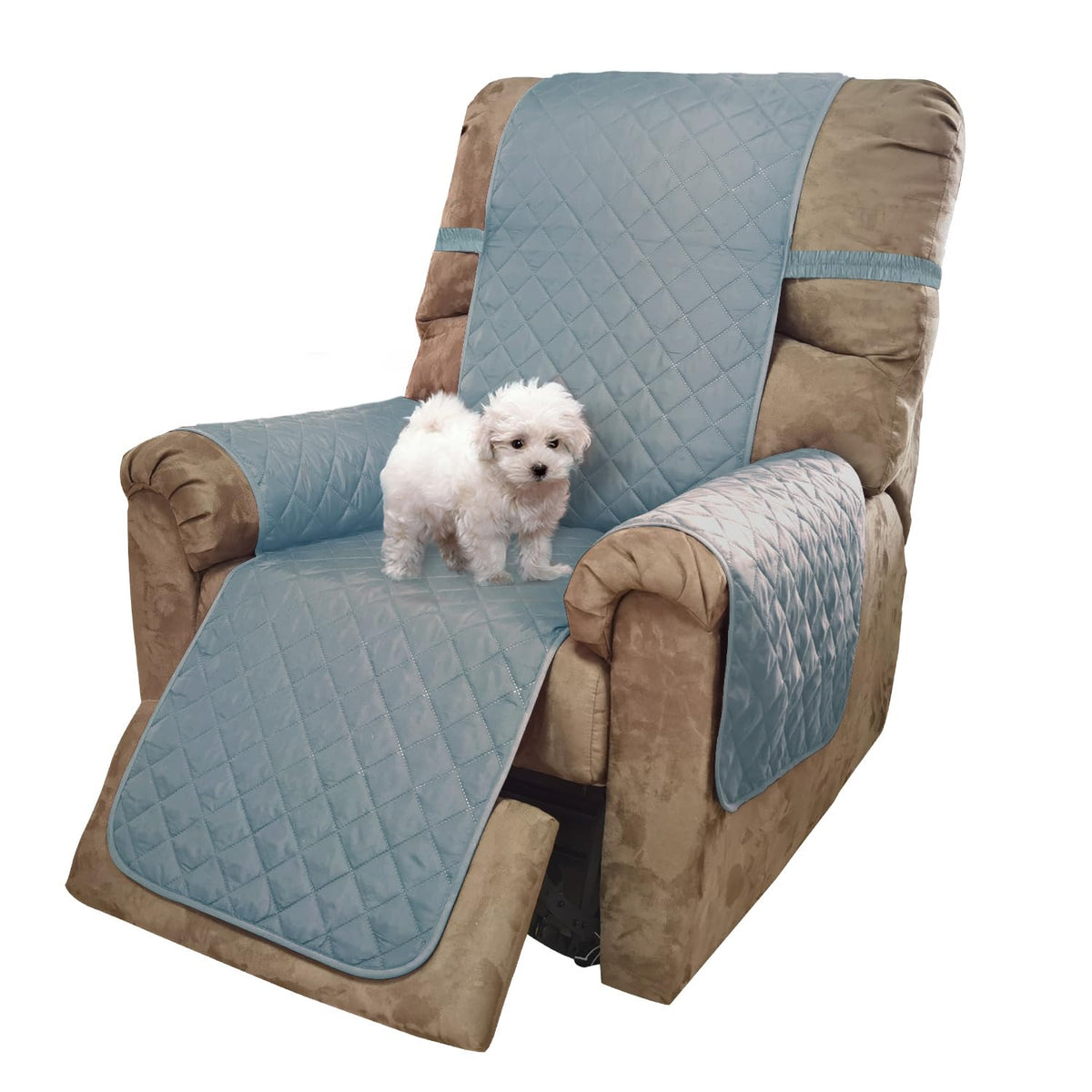 U-NICE HOME Reversible Sofa Cover Couch Cover for Dogs, Coffee/Beige