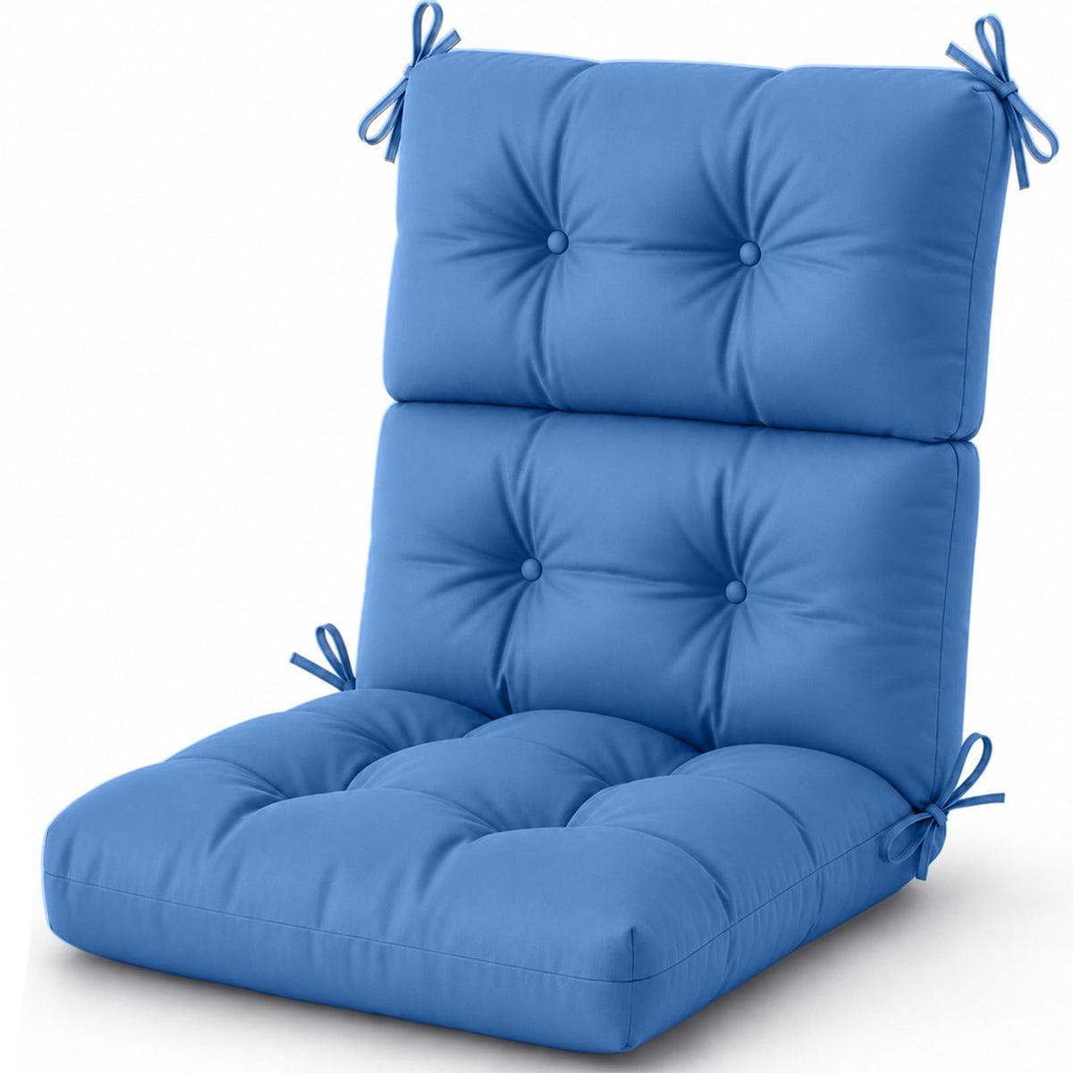Outdoor Chair Cushion, Waterproof High Back Chair Cushion, Green