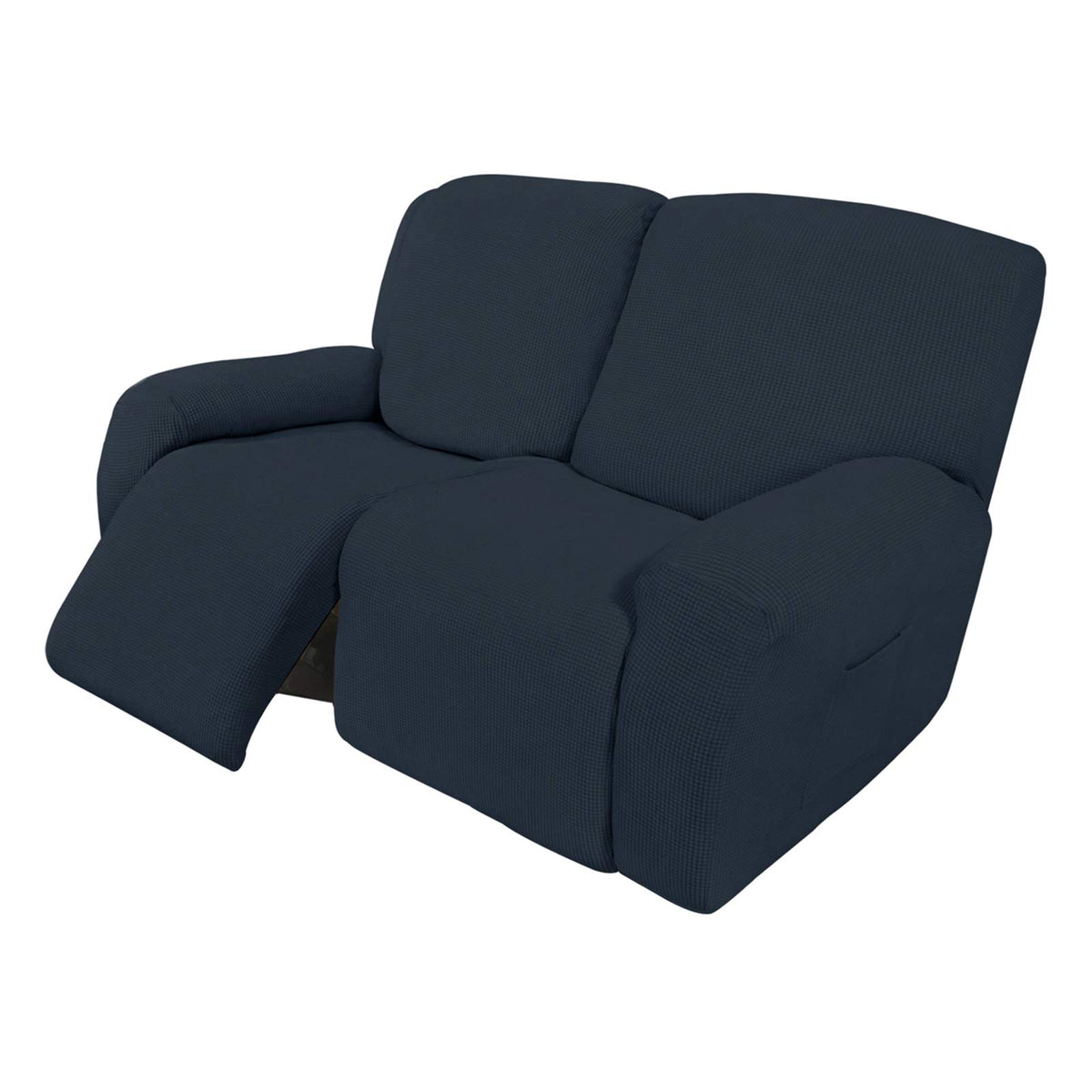 Easy-Going Stretch Recliner Chair Sofa Slipcover Washable Dark Gray