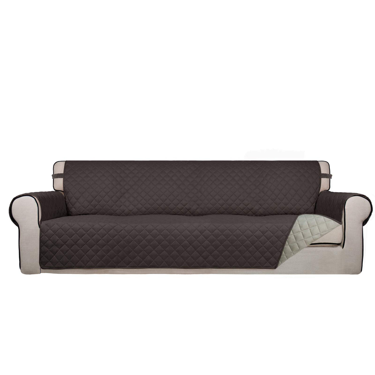 PureFit Reversible Quilted Couch Covers for Dogs Sofa Cover 4 Seater 88"