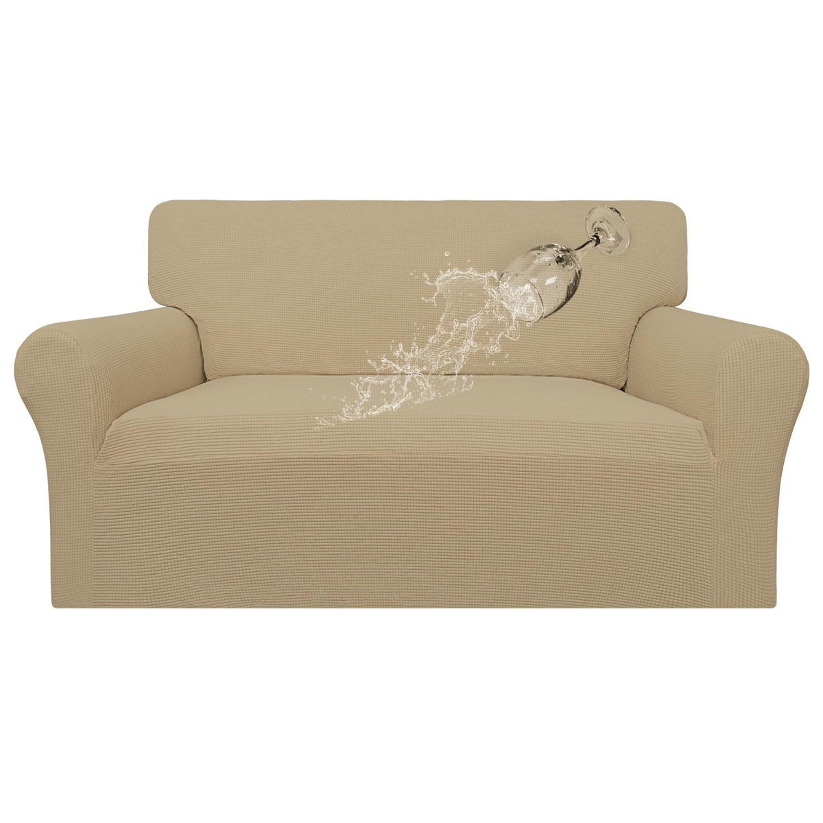 Easy-Going 100% Waterproof Couch Cover, 3 Cushion Couch Slipcover for Sofa