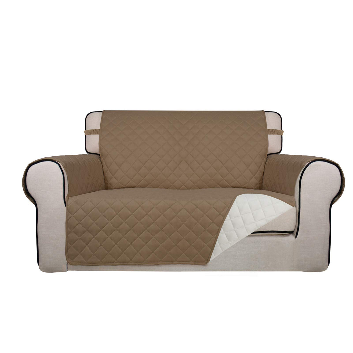 PureFit Reversible Quilted Couch Covers for Dogs Sofa Cover 4 Seater 88"