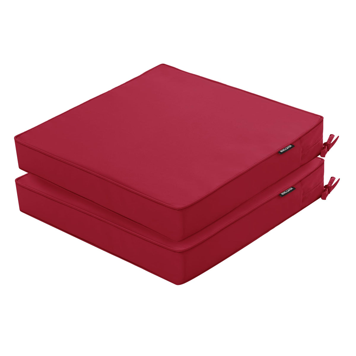 Outdoor Chair Cushions Set of 2, 19 x 19 x 3 Inch Seat Pads