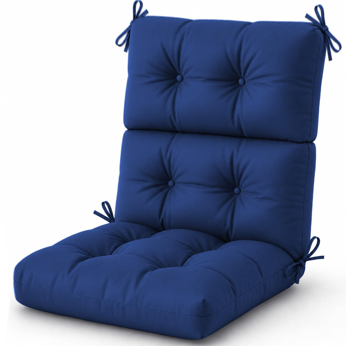 Outdoor Chair Cushion, Waterproof High Back Chair Cushion, Green
