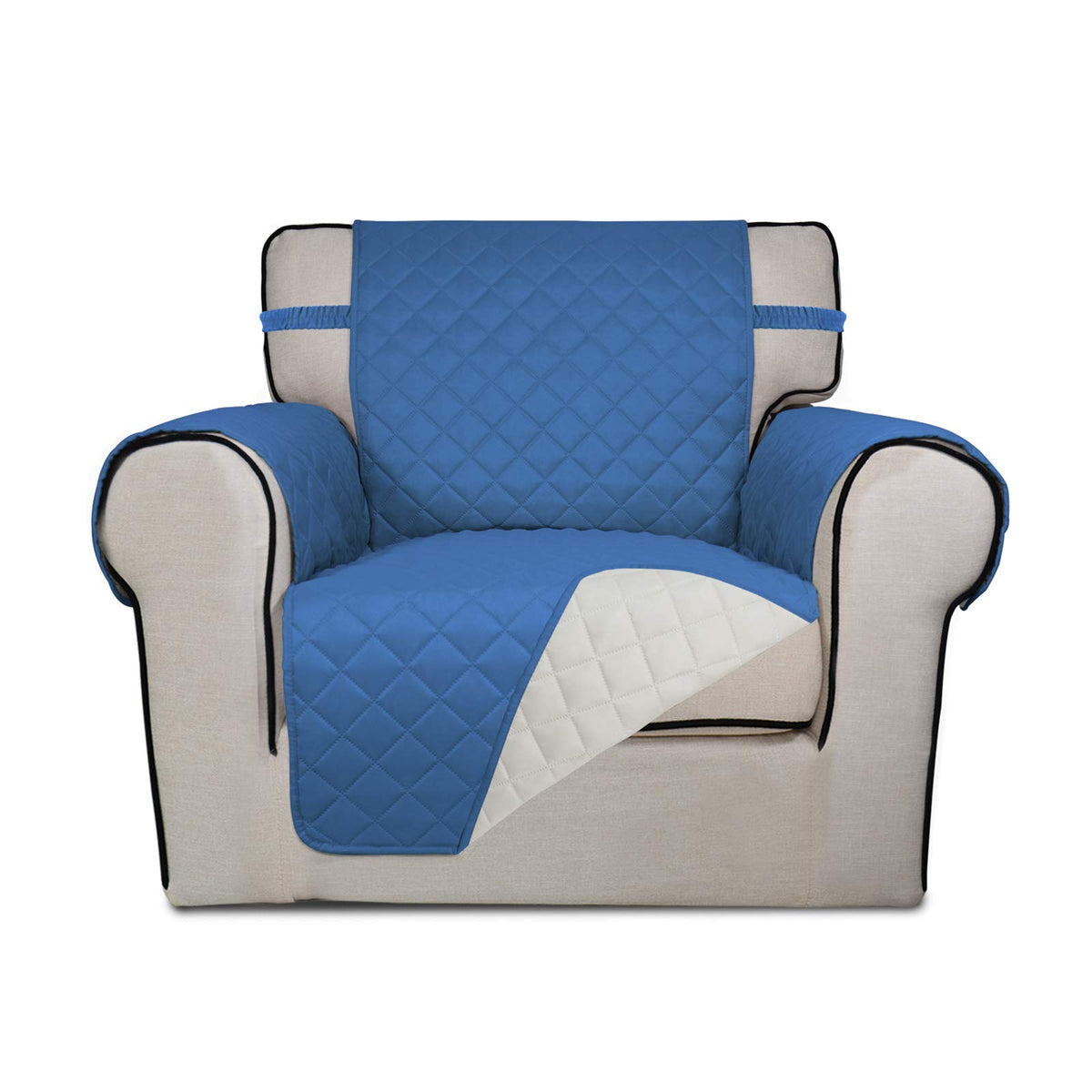 PureFit Reversible Quilted Sofa Cover Dog Couch Covers for Sofa, 66 in