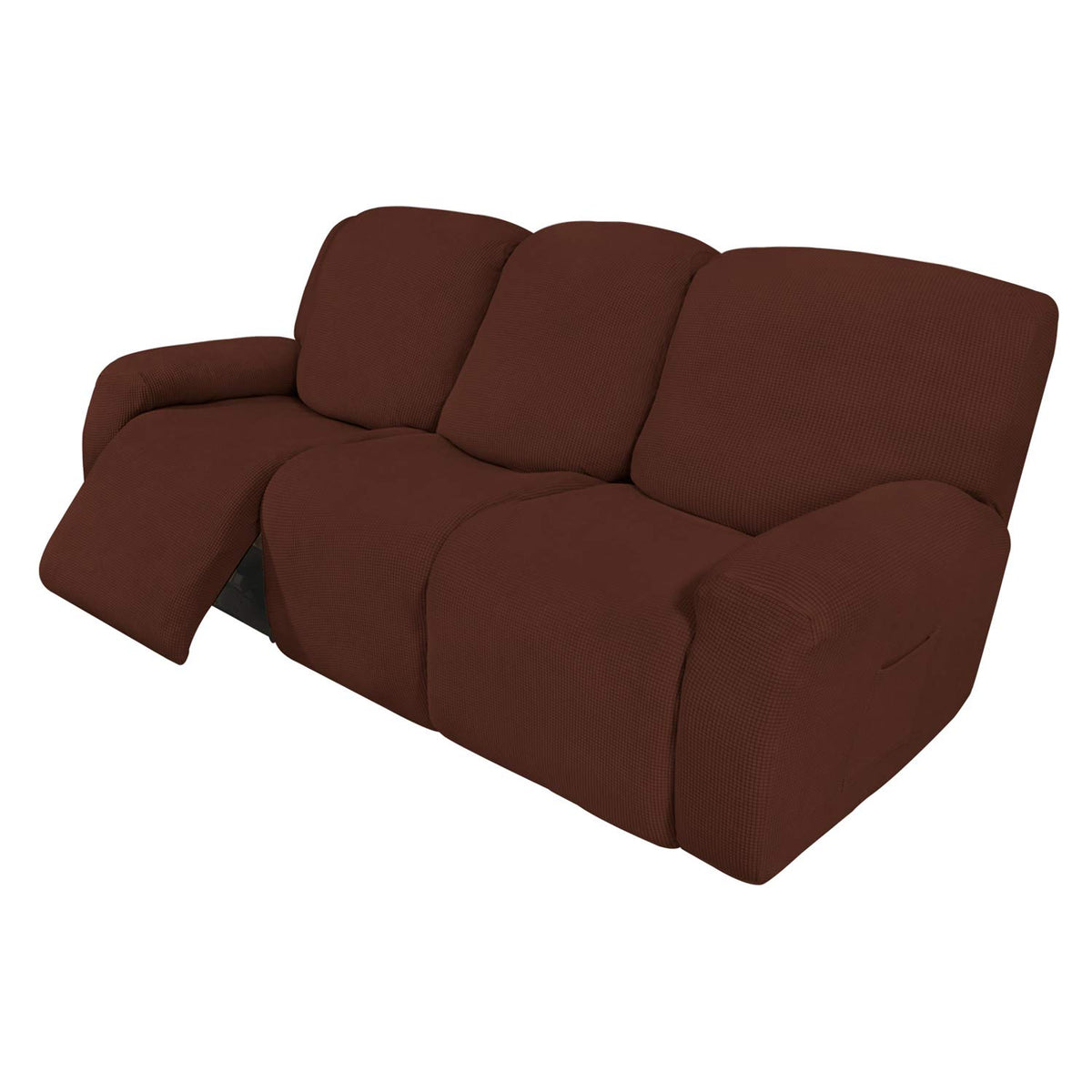 Easy-Going Stretch Recliner Chair Sofa Slipcover Washable Dark Gray