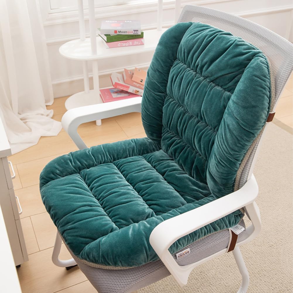 Desk Chair Cushion Office Chair Cushion Seat Cushion with Back Support Integrated Pad with Fixed Band for Sedentary Individuals