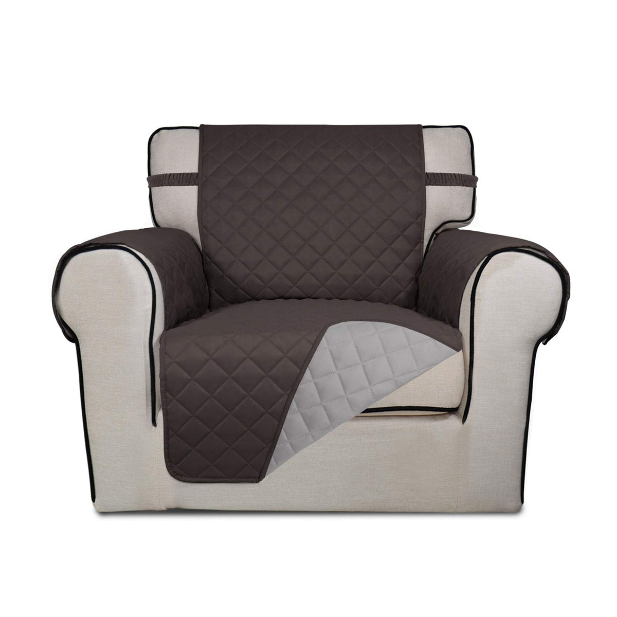 PureFit Reversible Quilted Couch Covers for Dogs Sofa Cover 4 Seater 88"