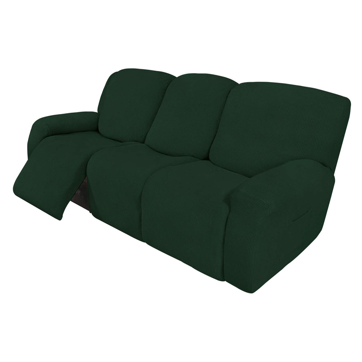 Easy-Going Stretch Recliner Chair Sofa Slipcover Washable Dark Gray