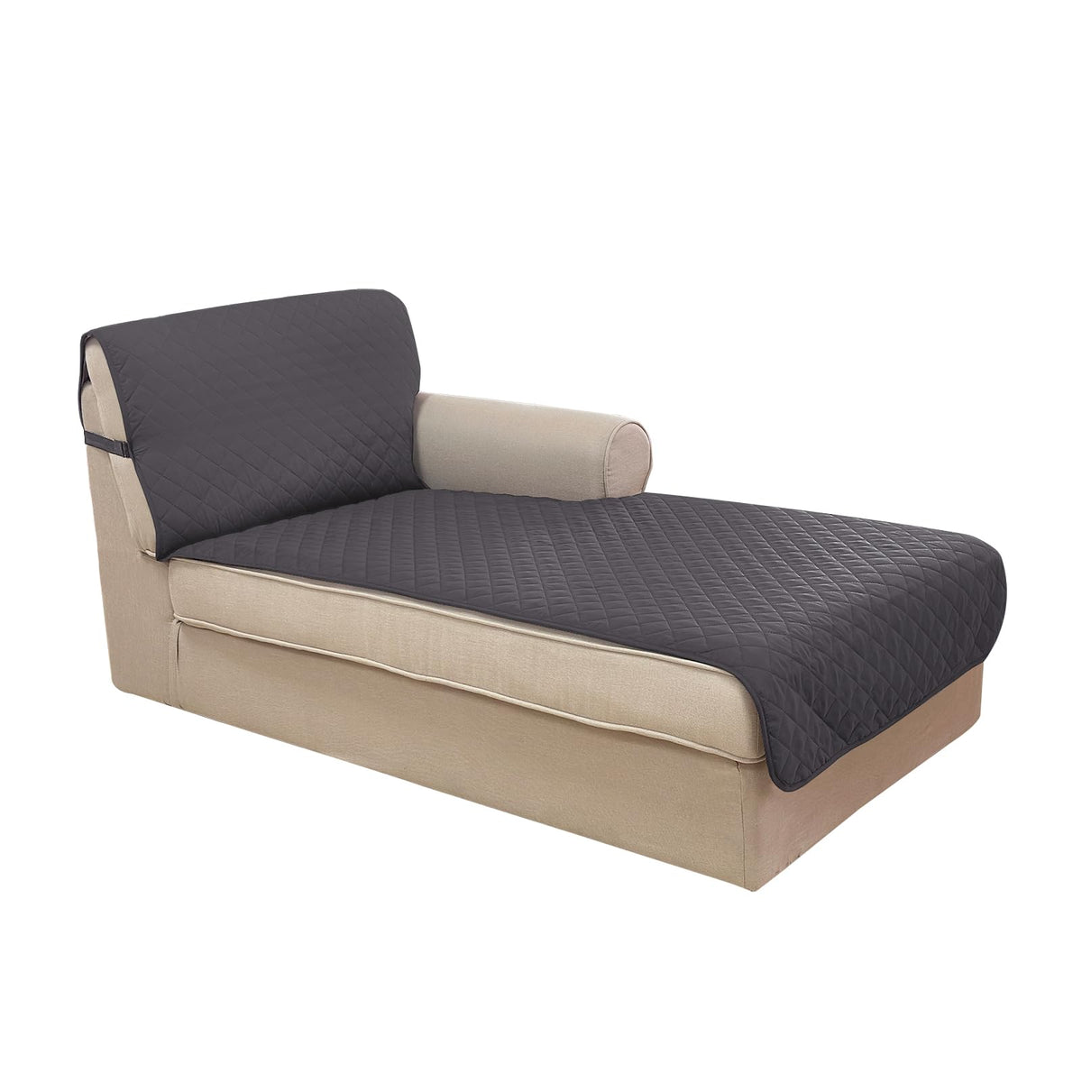 U-NICE HOME Reversible Sofa Cover Couch Cover for Dogs, Coffee/Beige