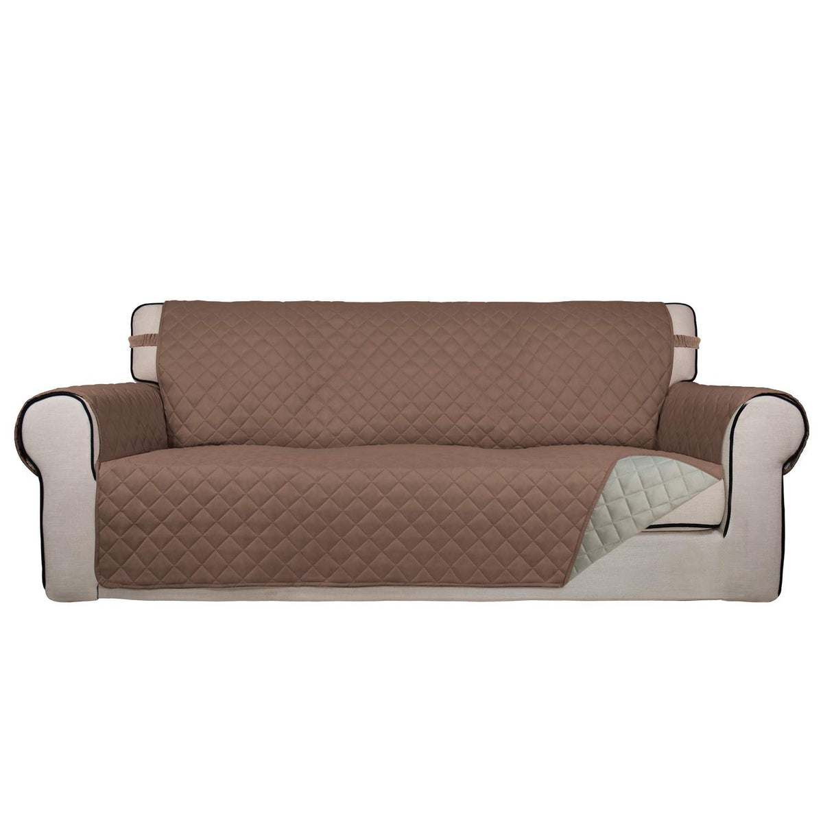 PureFit Reversible Quilted Couch Covers for Dogs Sofa Cover 4 Seater 88"