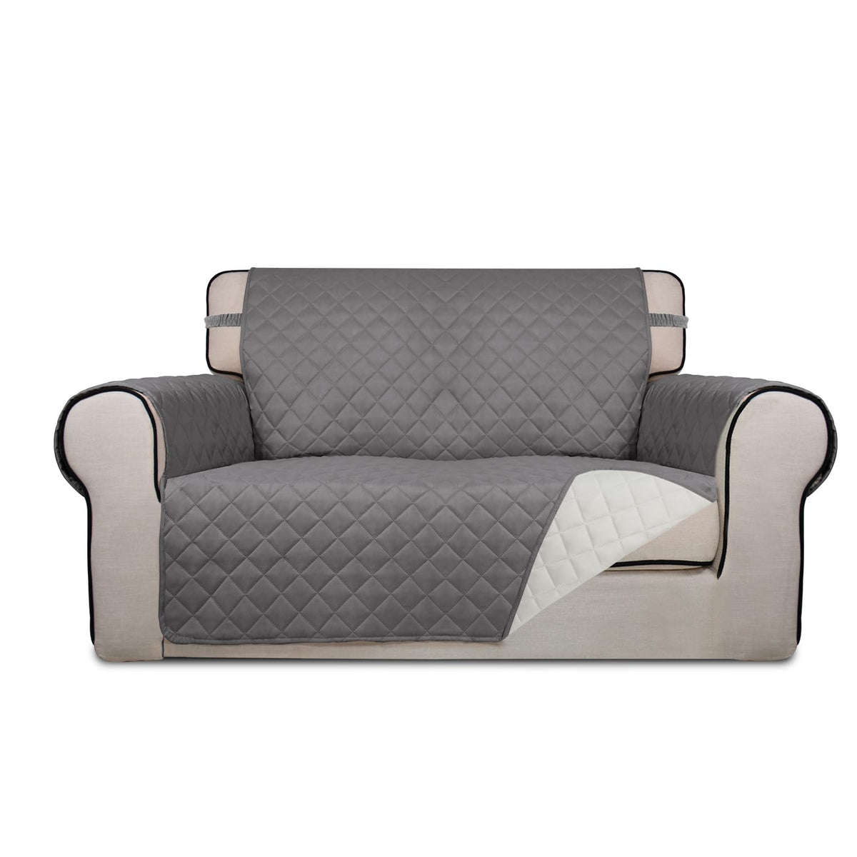 PureFit Reversible Quilted Couch Covers for Dogs Sofa Cover 4 Seater 88"