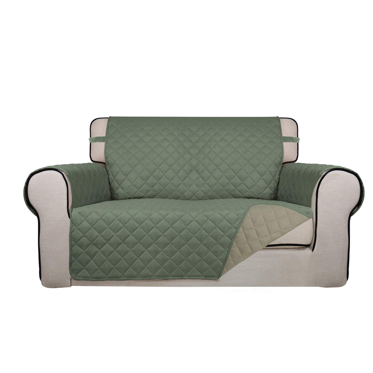PureFit Reversible Quilted Couch Covers for Dogs Sofa Cover 4 Seater 88"