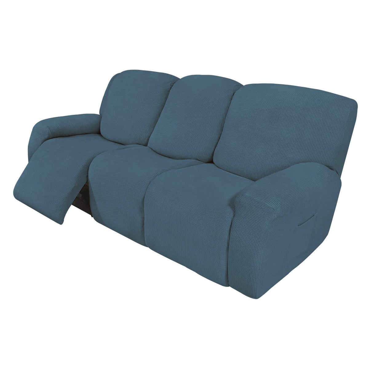 Easy-Going Stretch Recliner Chair Sofa Slipcover Washable Dark Gray