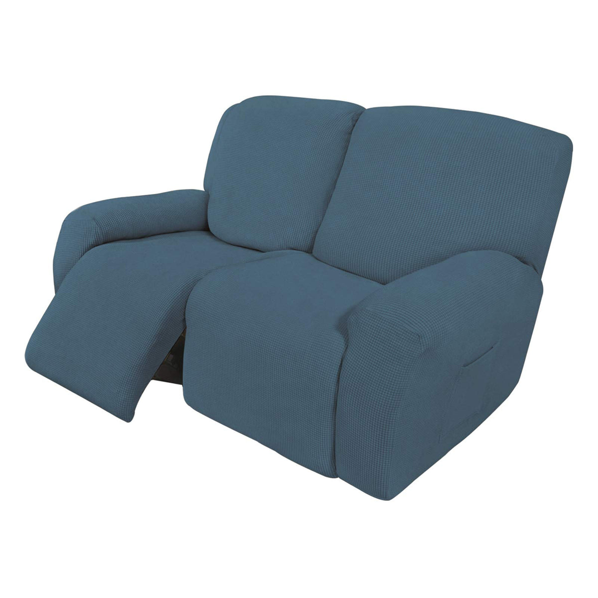 Easy-Going Stretch Recliner Chair Sofa Slipcover Washable Dark Gray
