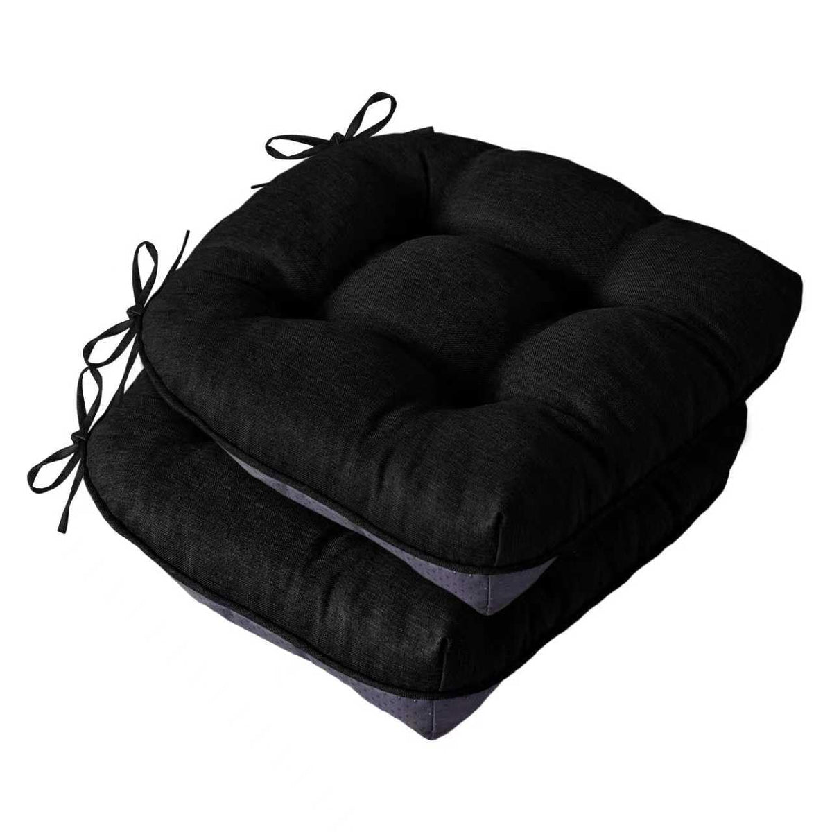 IASEAHK Chair Cushions for Dining Chairs, 15.5" x 15.5" x 4", Navy Blue