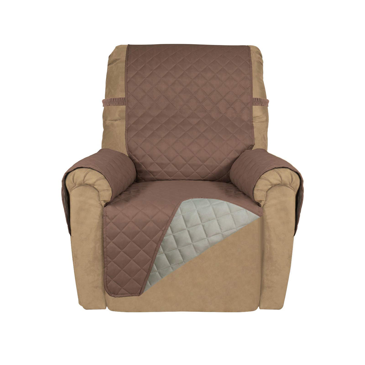 PureFit Reversible Quilted Couch Covers for Dogs Sofa Cover 4 Seater 88"
