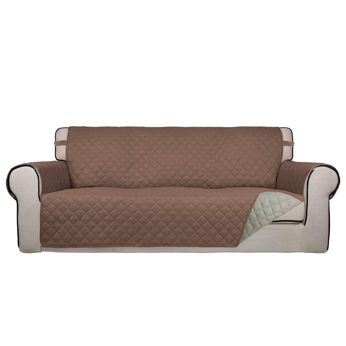 PureFit Reversible Quilted Couch Covers for Dogs Sofa Cover 4 Seater 88"