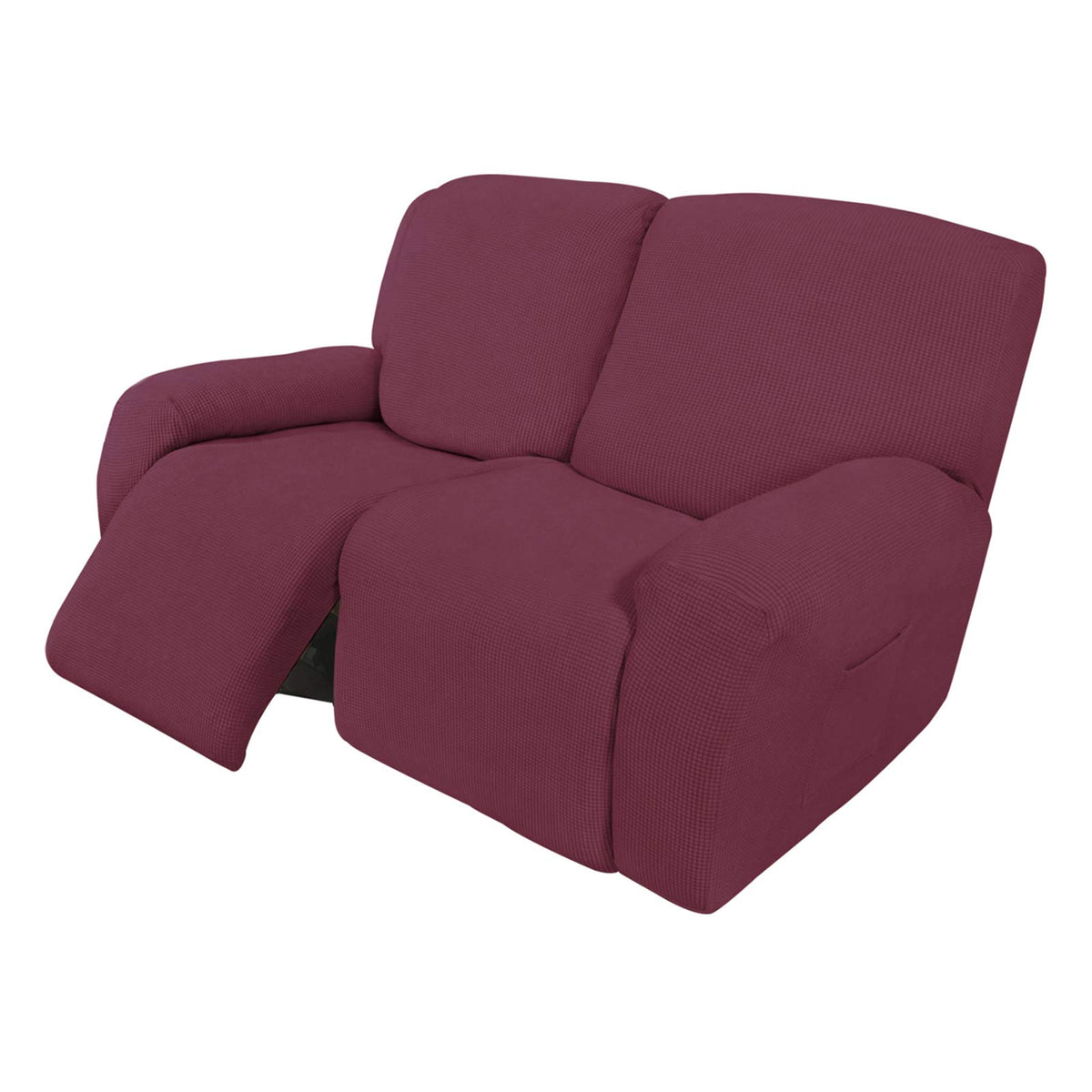 Easy-Going Stretch Recliner Chair Sofa Slipcover Washable Dark Gray