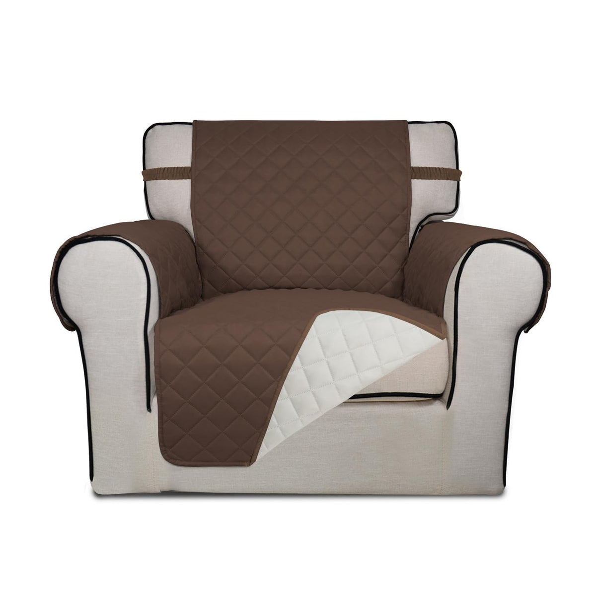 PureFit Reversible Quilted Couch Covers for Dogs Sofa Cover 4 Seater 88"