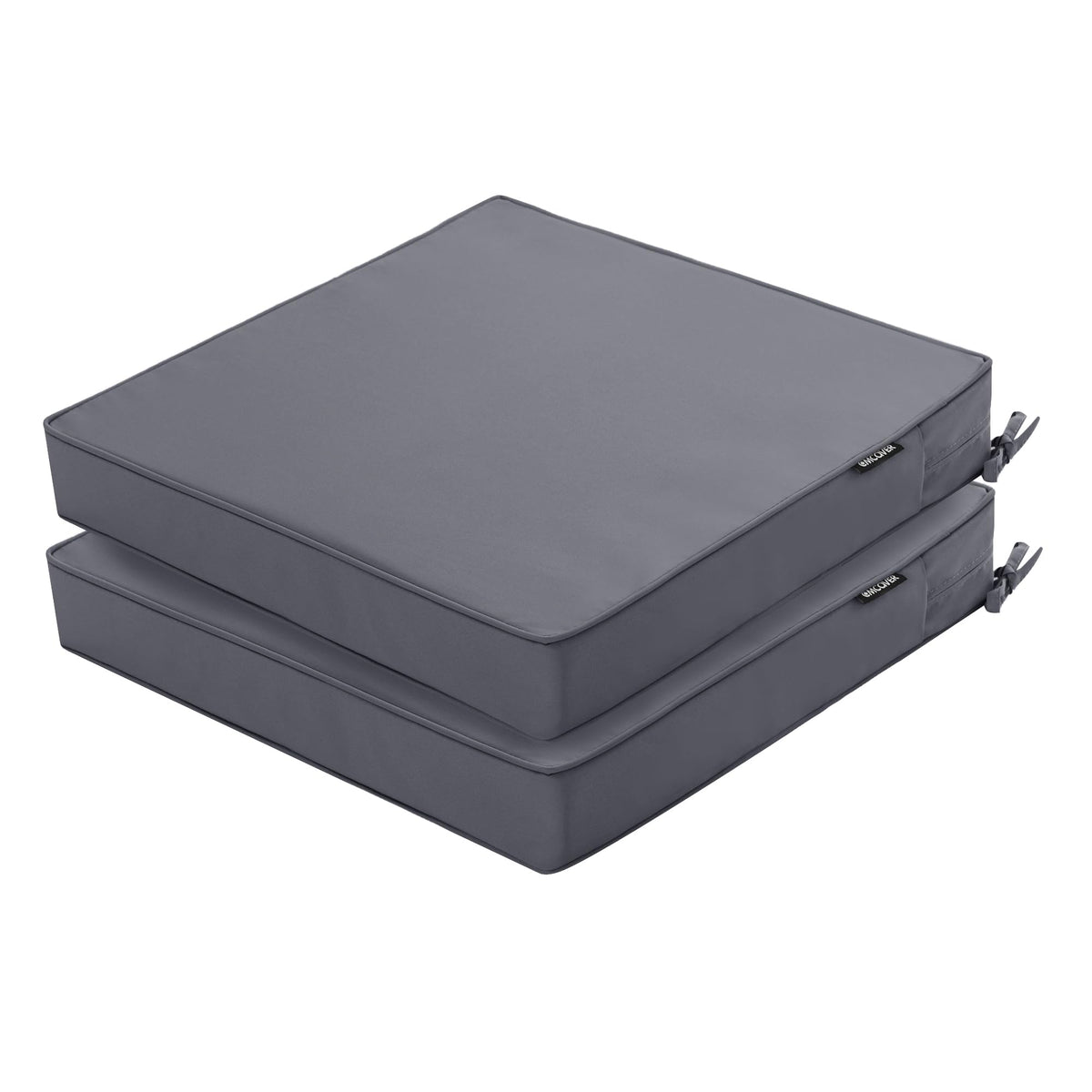 Outdoor Chair Cushions Set of 2, 19 x 19 x 3 Inch Seat Pads