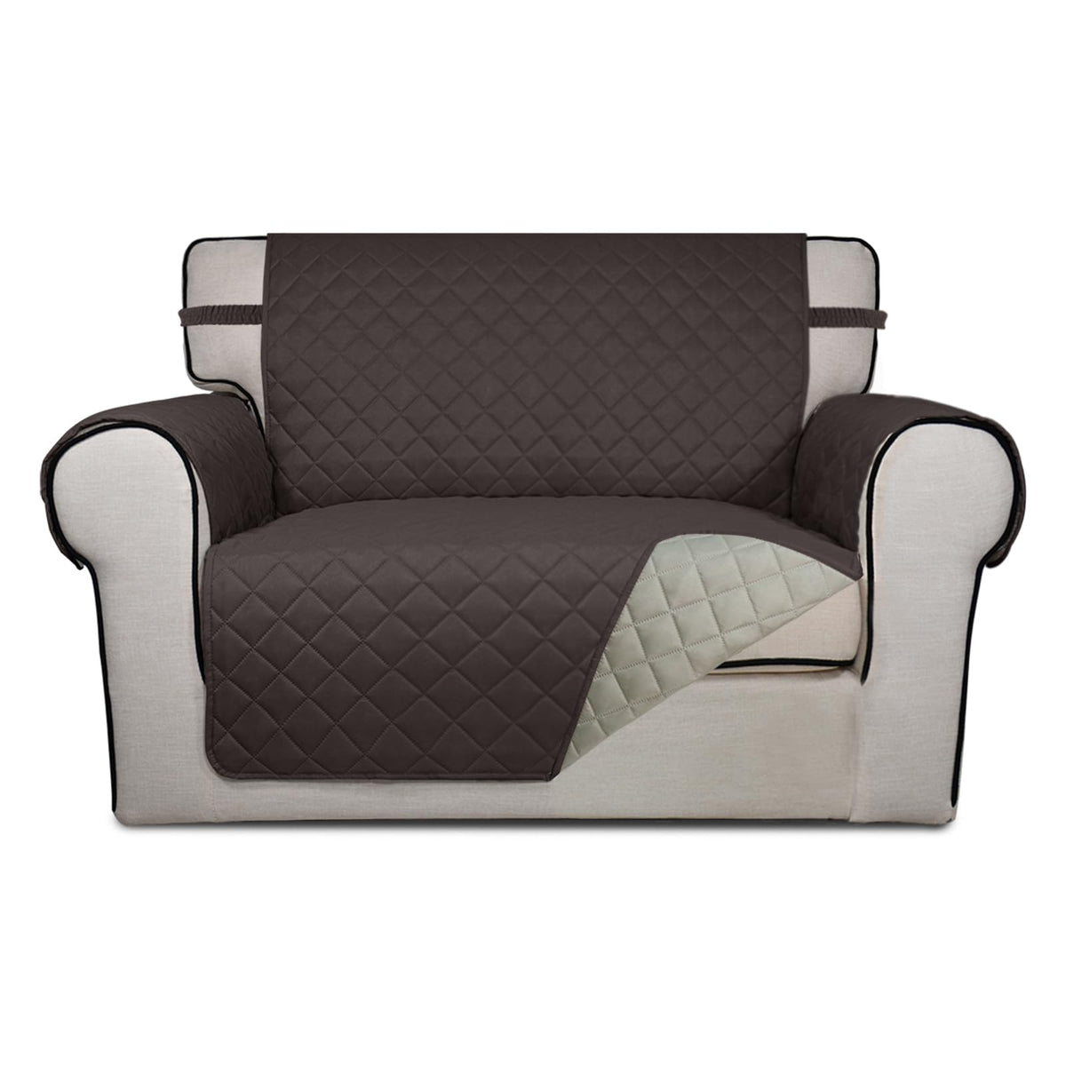 PureFit Reversible Quilted Couch Covers for Dogs Sofa Cover 4 Seater 88"