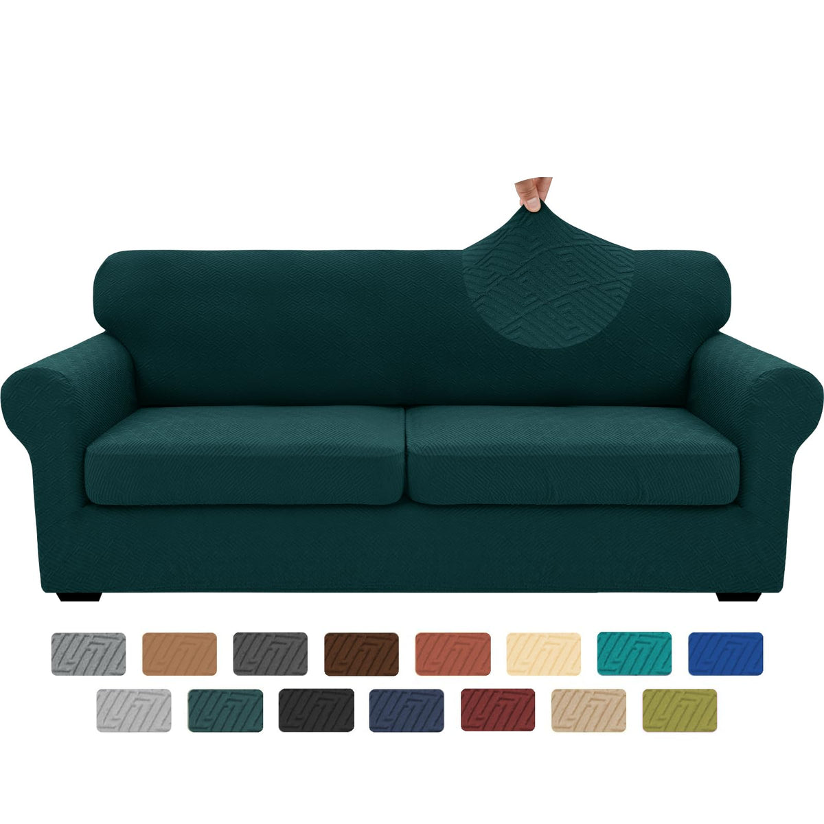 XINEAGE 4-Piece Stretch Sofa Cover, Washable Couch Covers for Dog
