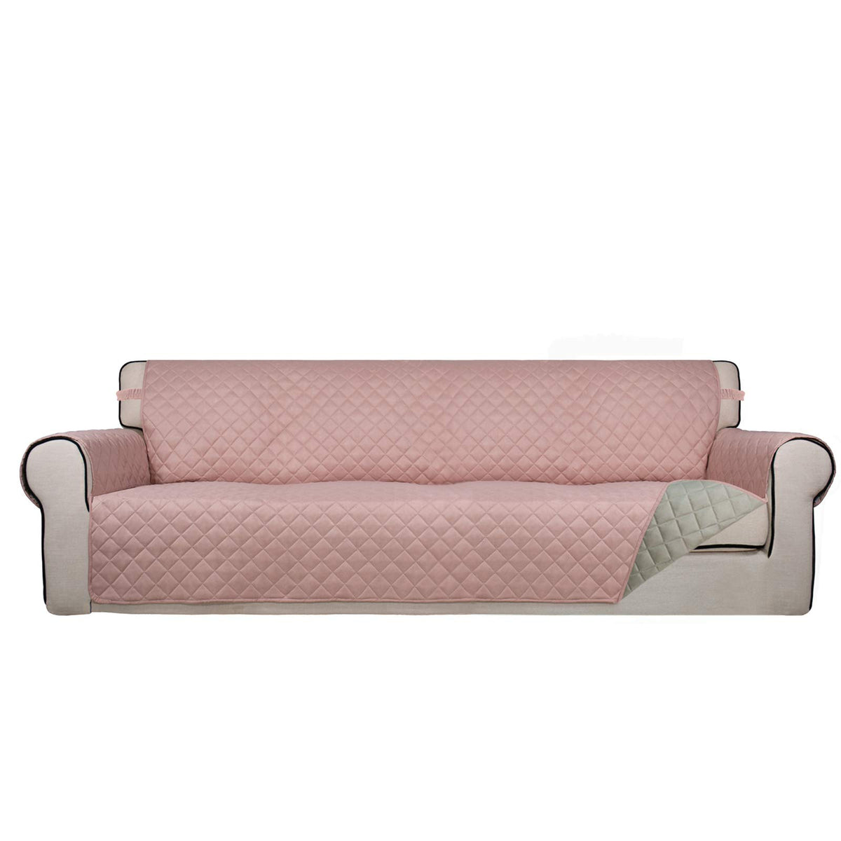 PureFit Reversible Quilted Couch Covers for Dogs Sofa Cover 4 Seater 88"
