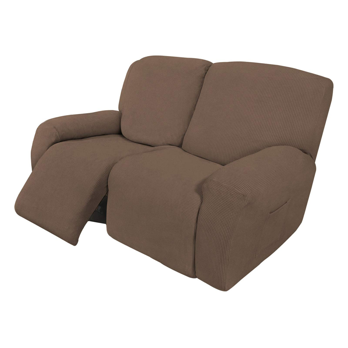 Easy-Going Stretch Recliner Chair Sofa Slipcover Washable Dark Gray