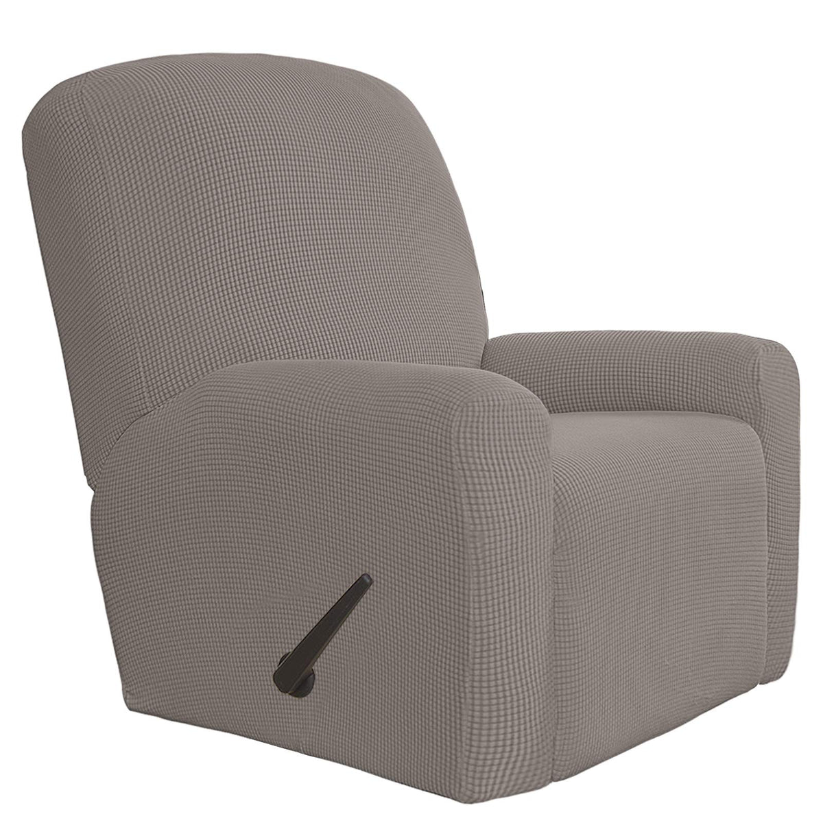 Easy-Going Stretch Recliner Chair Sofa Slipcover Washable Dark Gray