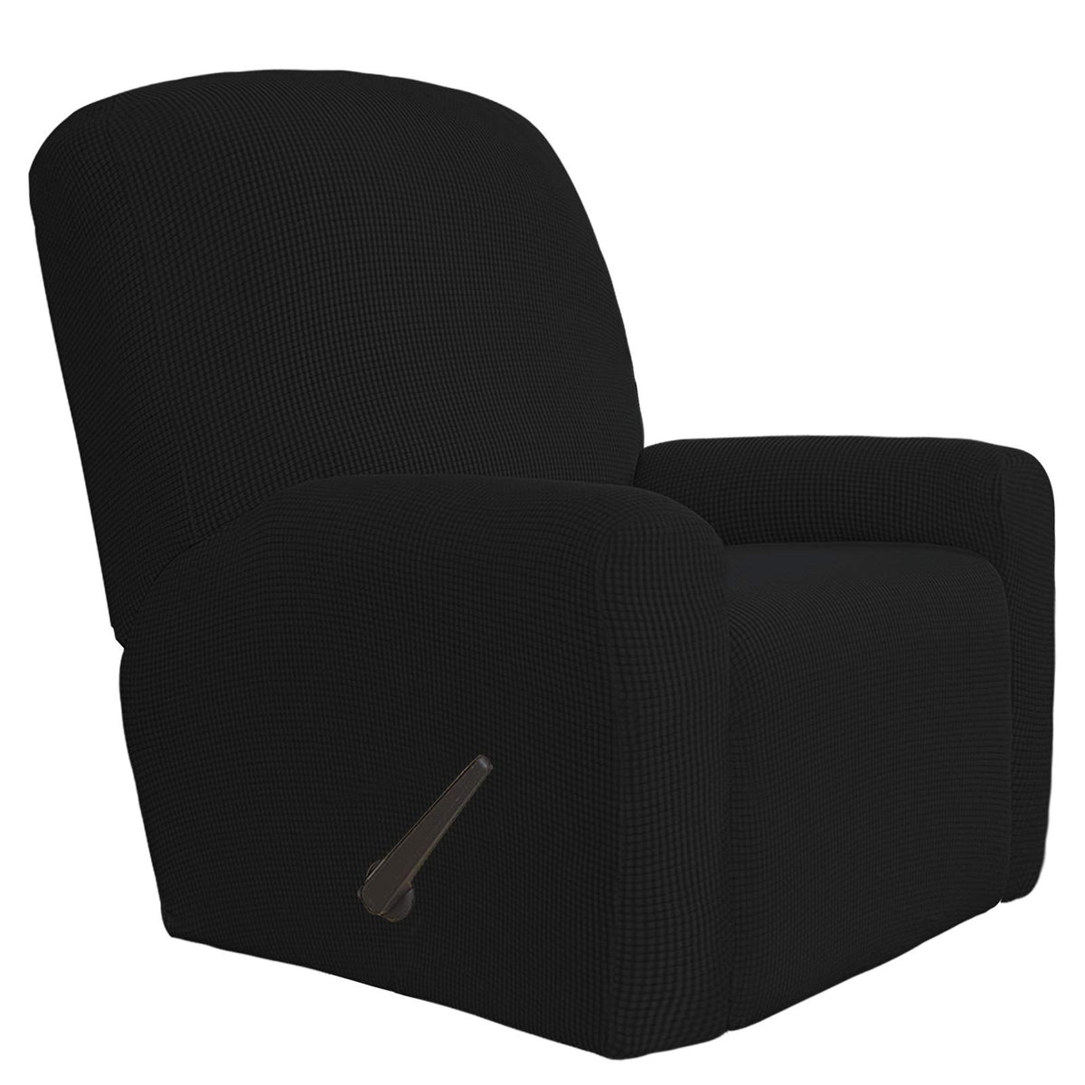 Easy-Going Stretch Recliner Chair Sofa Slipcover Washable Dark Gray