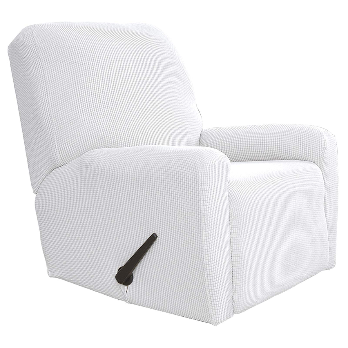 Easy-Going Stretch Recliner Chair Sofa Slipcover Washable Dark Gray