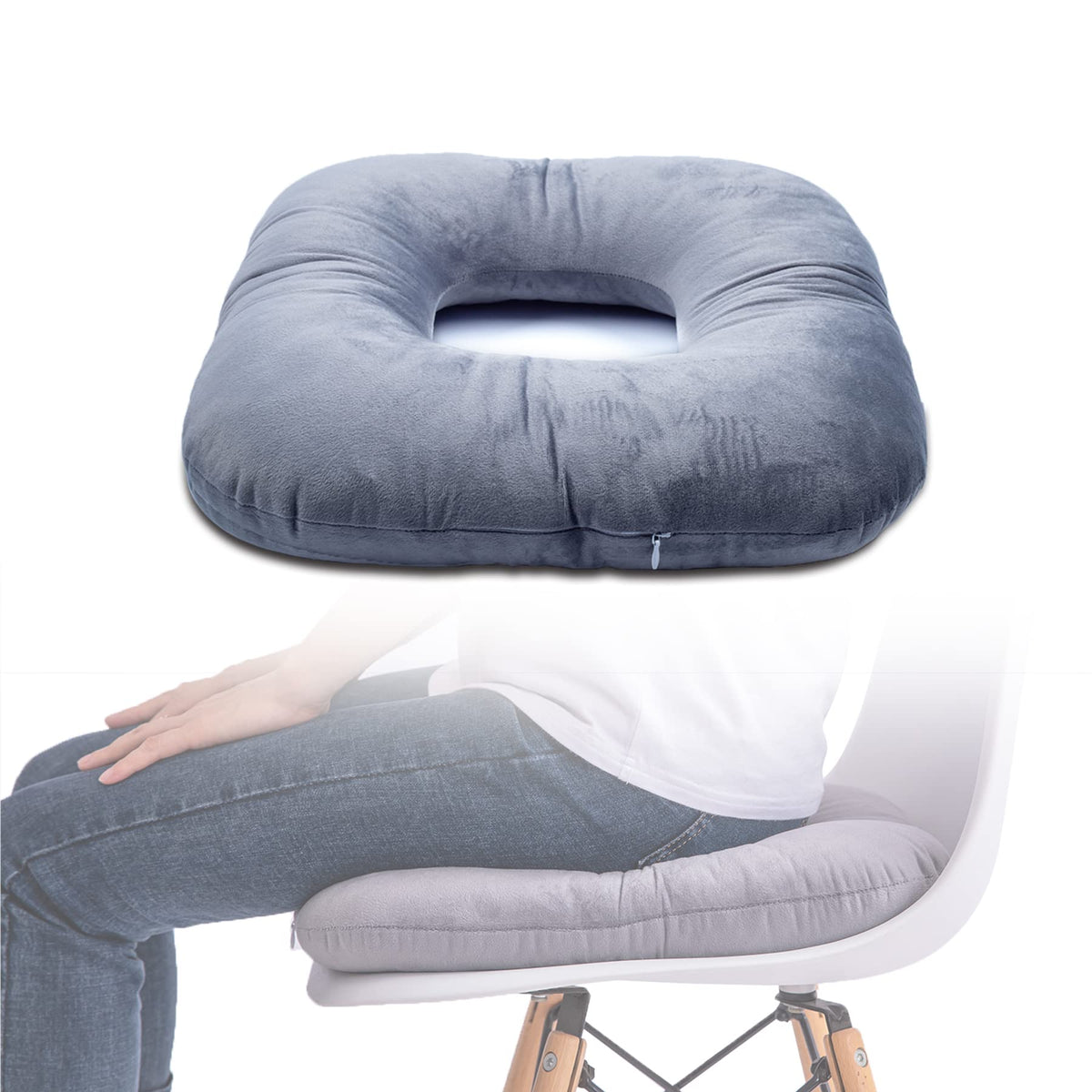 Hshbxd Donut Pillow, Tailbone Cushion for Wheelchair, Office and Travel