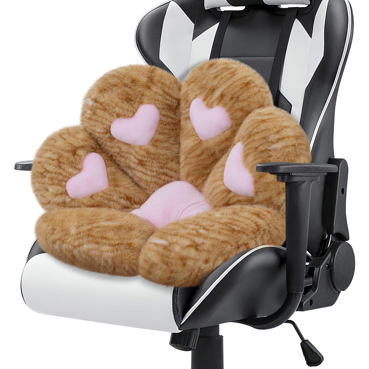 MOONBEEKI Cat Paw Cushion Chair Comfy Kawaii Plush Seat Cushions