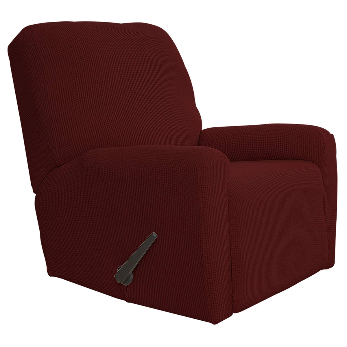 Easy-Going Stretch Recliner Chair Sofa Slipcover Washable Dark Gray