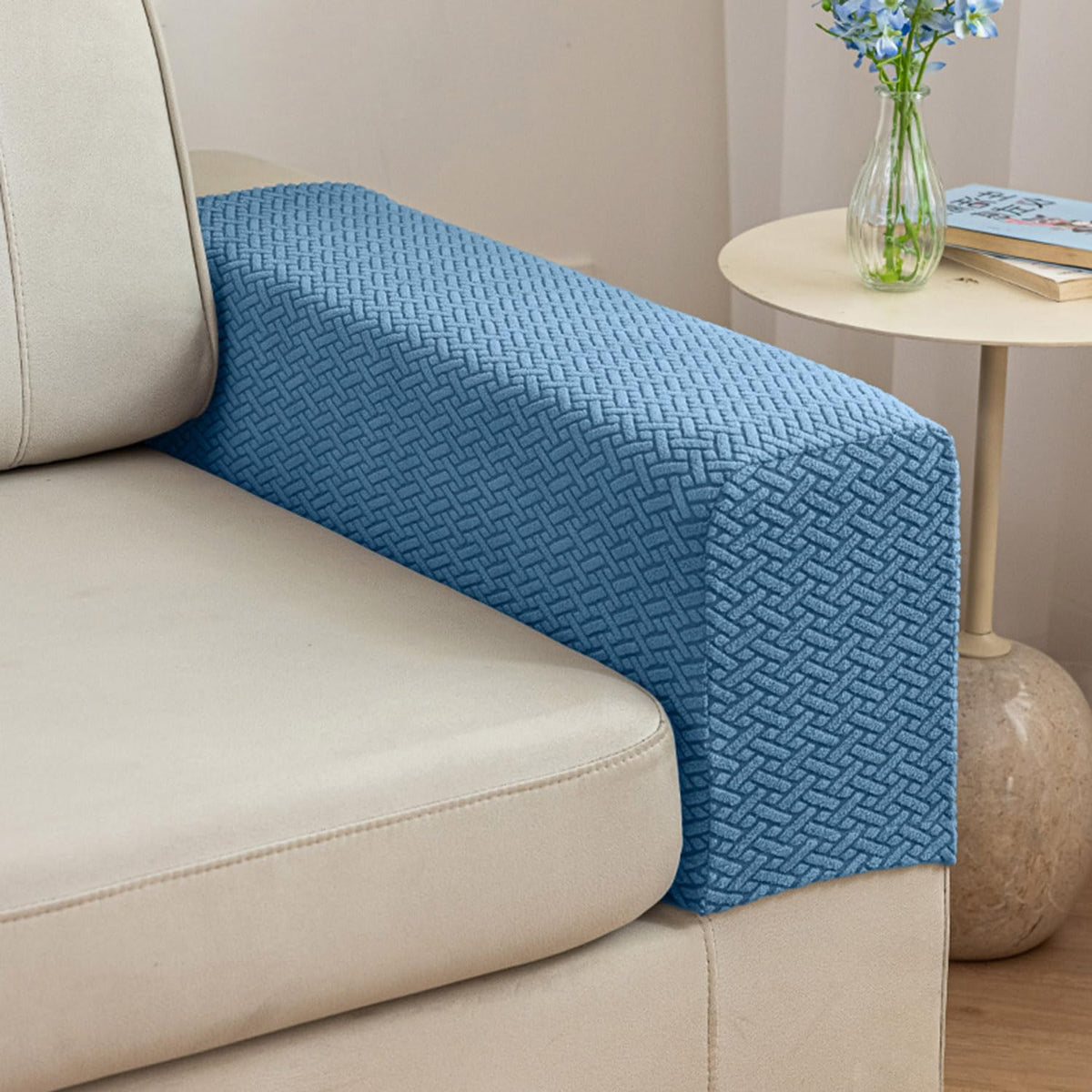 Couch Cushion Covers Sofa Covers Couch Covers for Sofa Pet Friendly Universal Sofa Covers Washable Stretch Slipcovers for Sectional Sofa (Texture Gray,Large Single Seat Cover)
