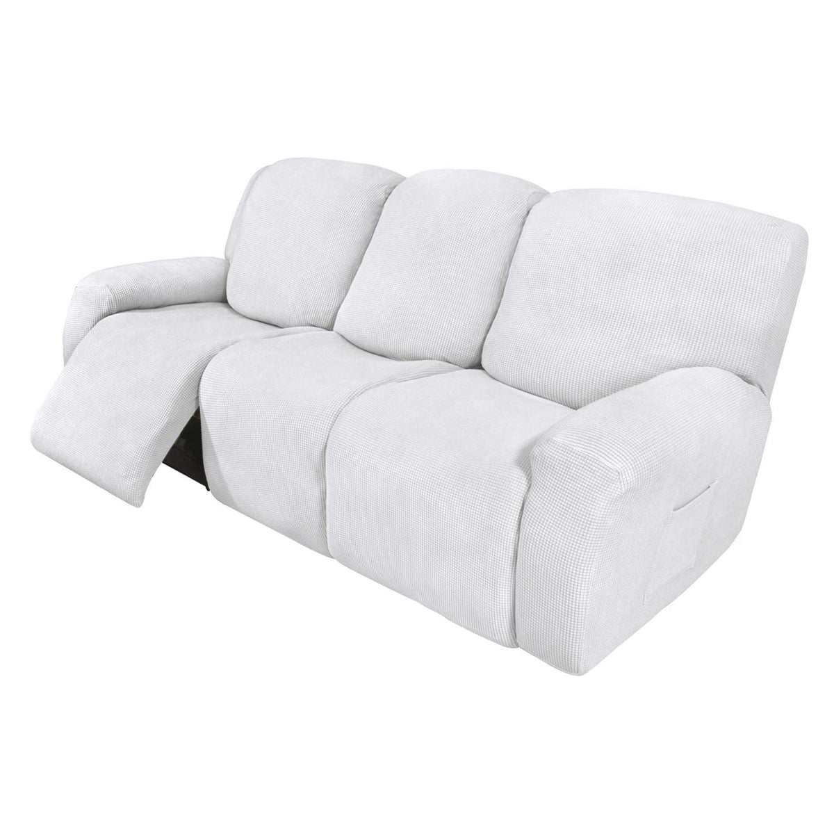 Easy-Going Stretch Recliner Chair Sofa Slipcover Washable Dark Gray