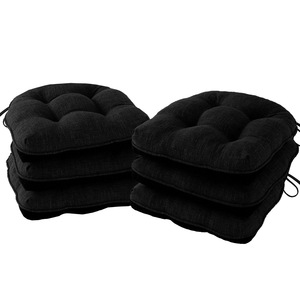 IPYNBAP Chair Cushions for Dining Chairs Set of 4, 15.5"x15.5"x4", Navy