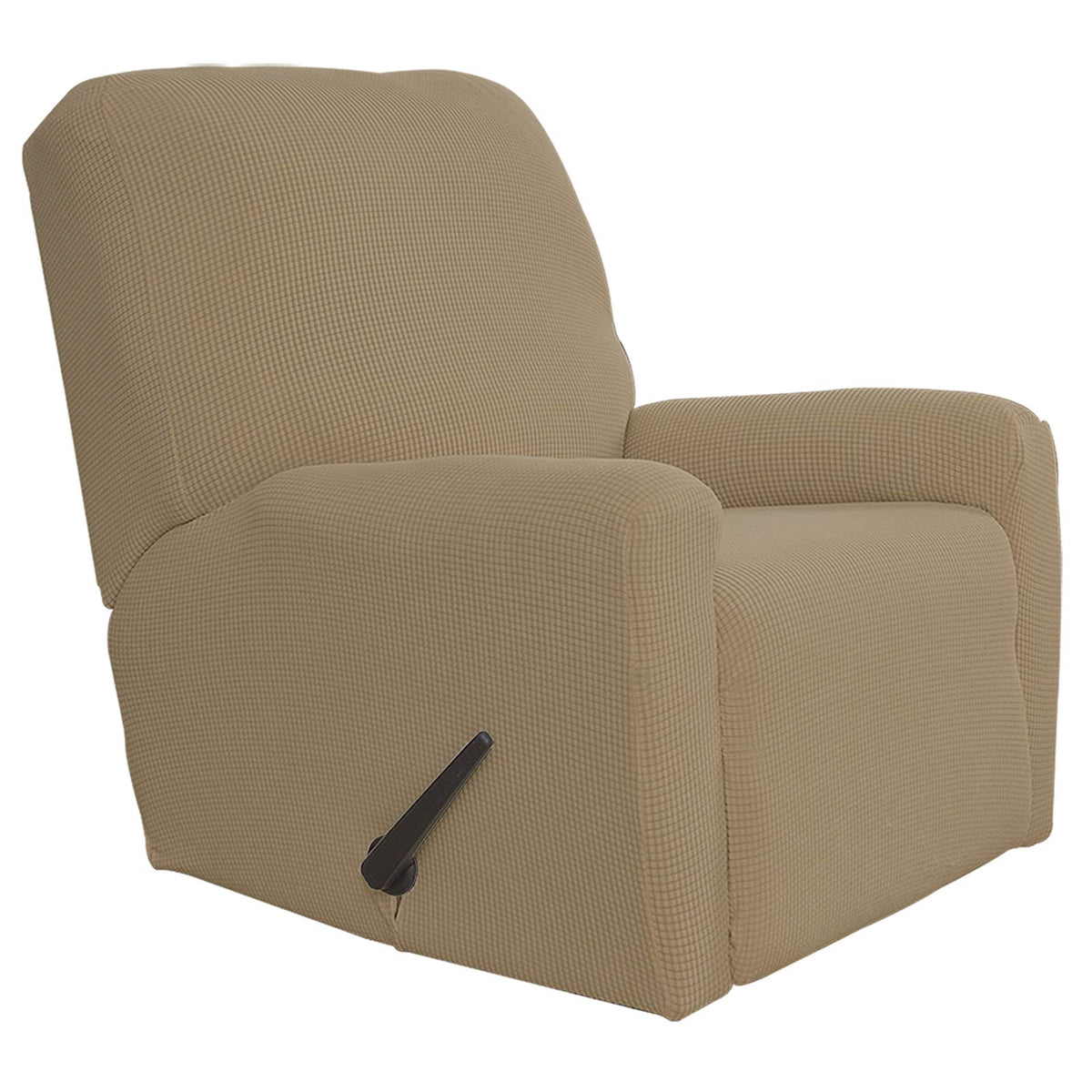 Easy-Going Stretch Recliner Chair Sofa Slipcover Washable Dark Gray
