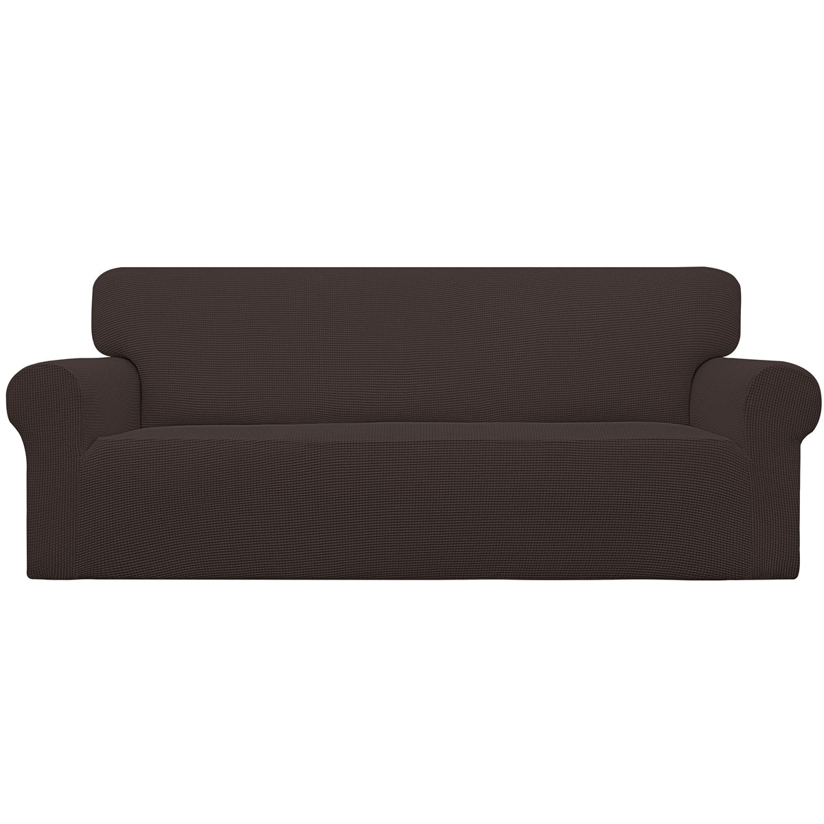 Easy-Going Stretch Loveseat Couch Covers Washable Dark Gray