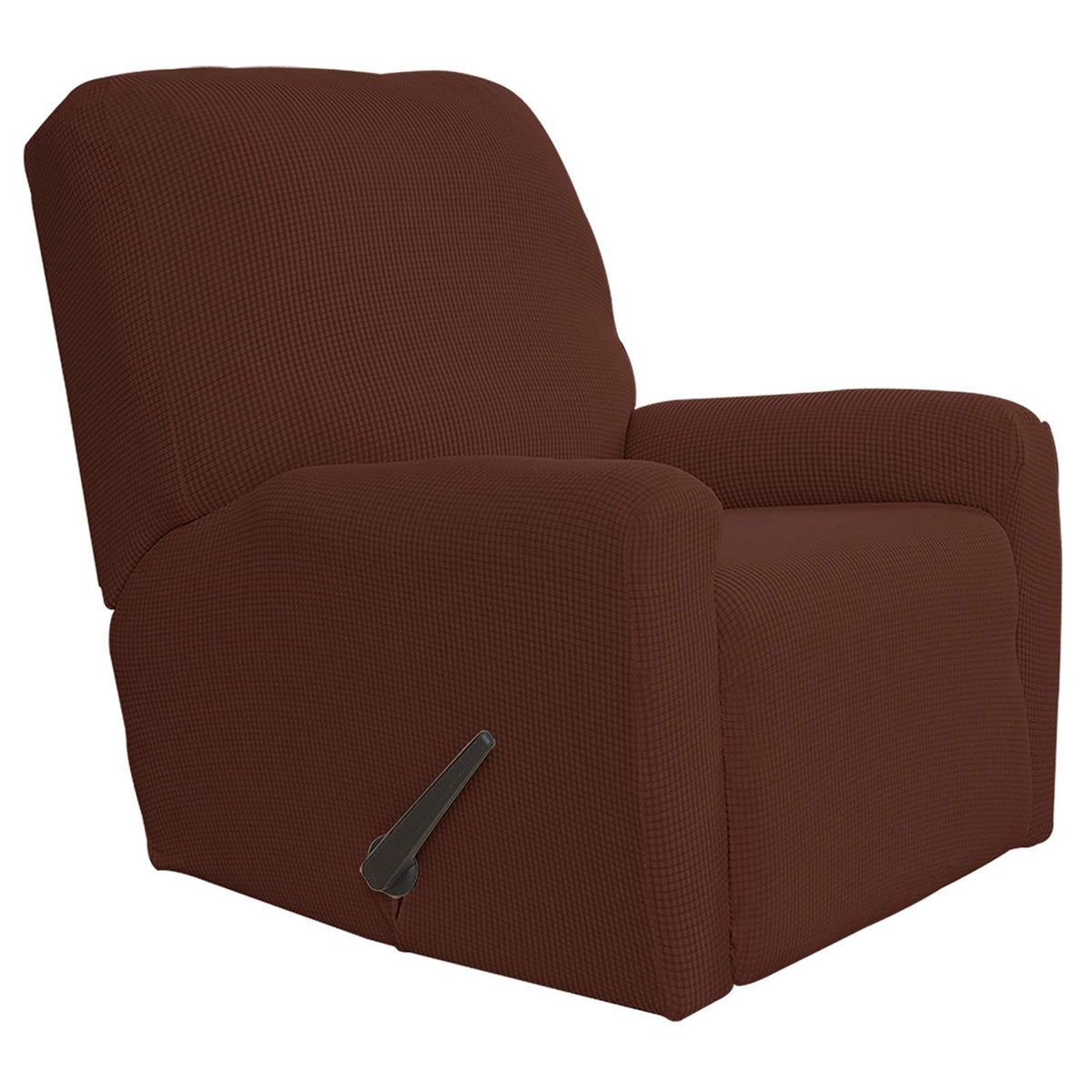 Easy-Going Stretch Recliner Chair Sofa Slipcover Washable Dark Gray