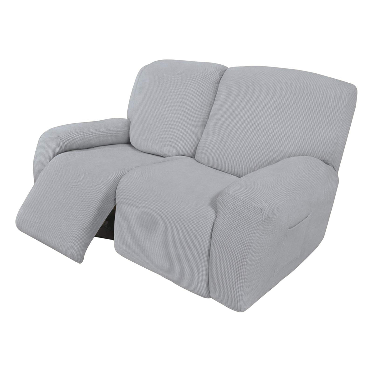 Easy-Going Stretch Recliner Chair Sofa Slipcover Washable Dark Gray
