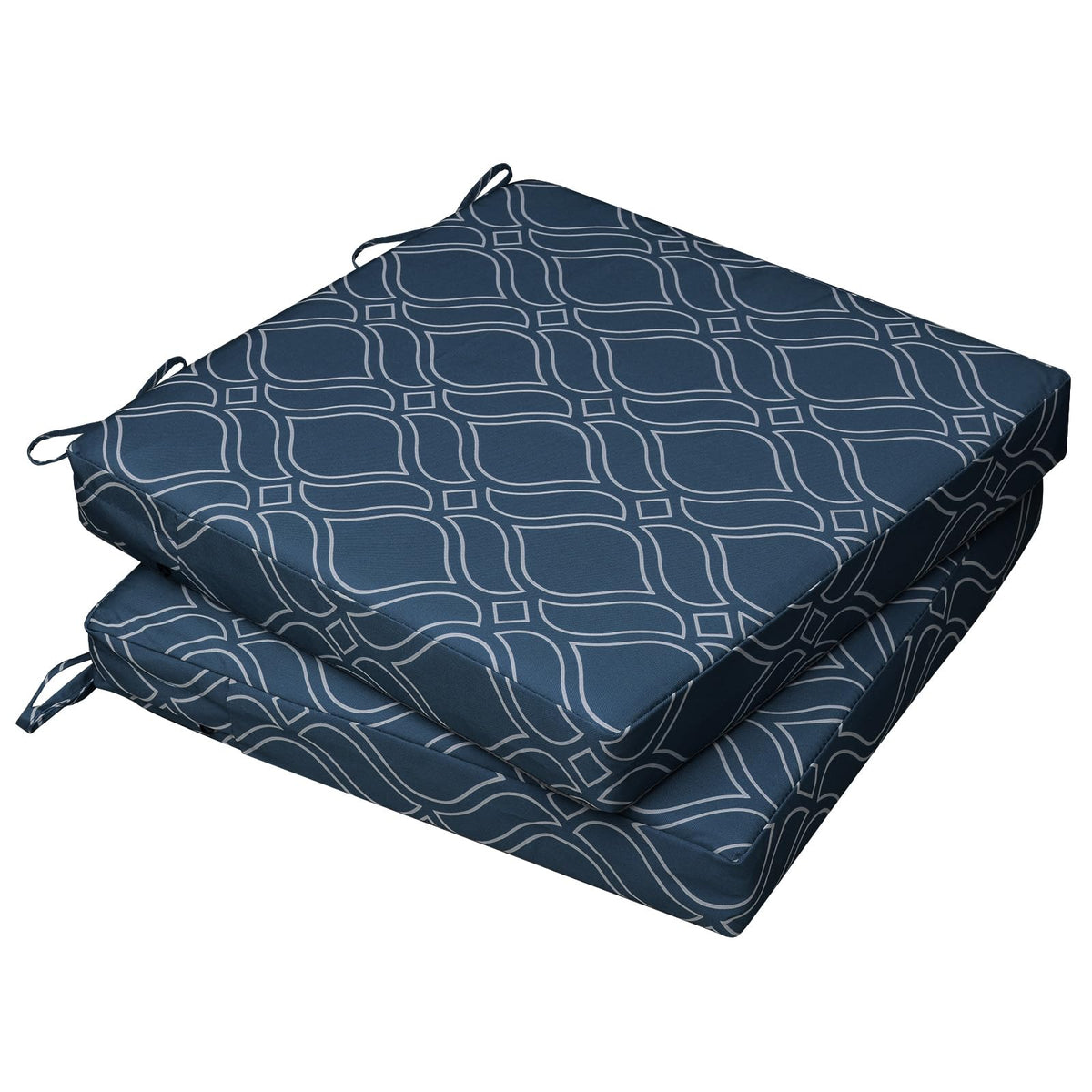 AAAAAcessories Outdoor Chair Cushions, 18 x 18 x 2 inches, Set of 2