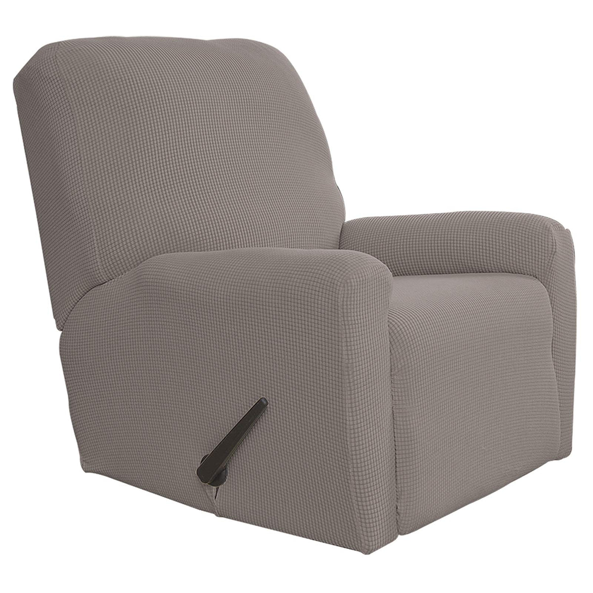 Easy-Going Stretch Recliner Chair Sofa Slipcover Washable Dark Gray