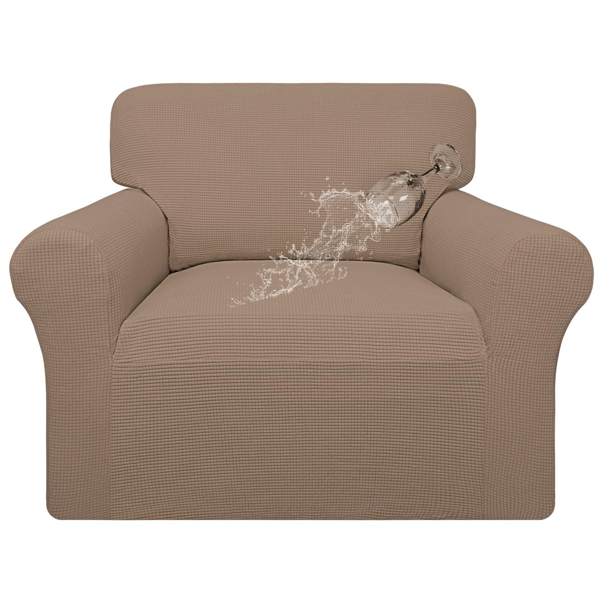 Easy-Going 100% Waterproof Couch Cover, 3 Cushion Couch Slipcover for Sofa