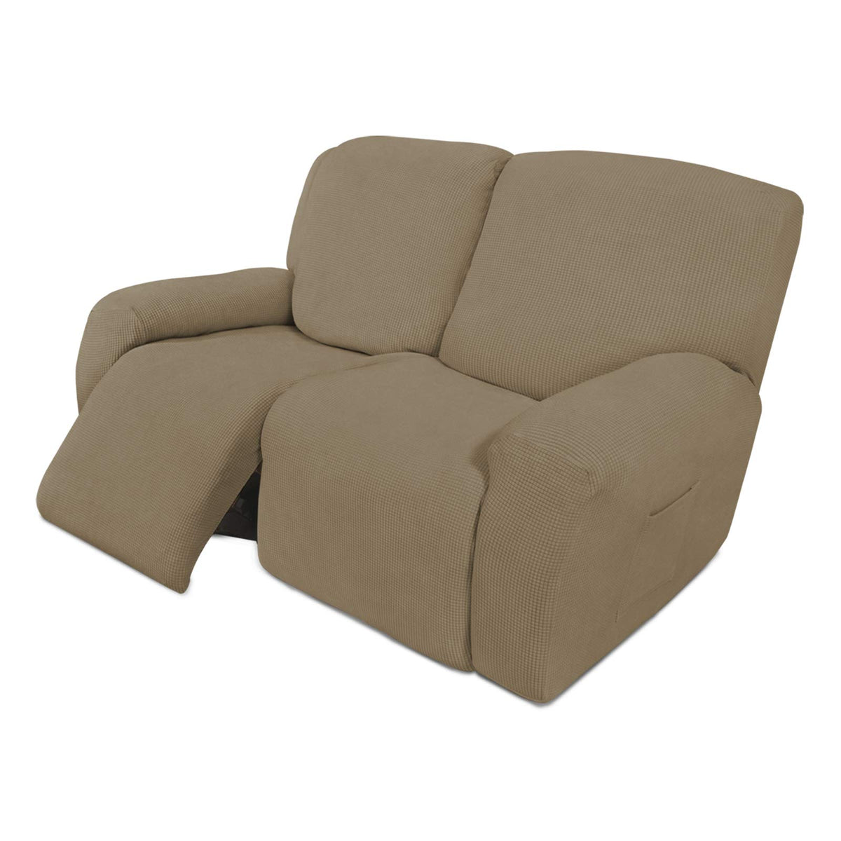 Easy-Going Stretch Recliner Chair Sofa Slipcover Washable Dark Gray